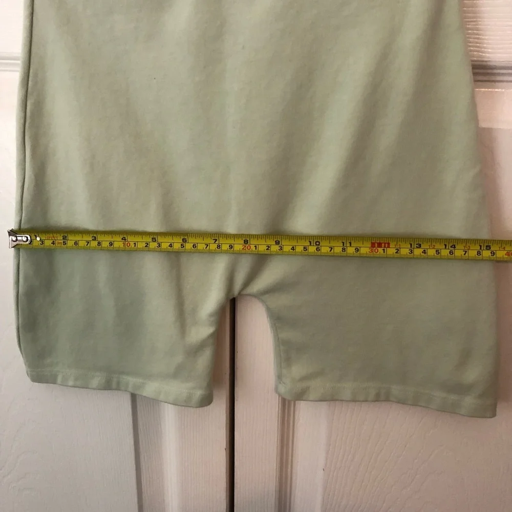 Brandy Melville John Galt Light Green Bike Shorts OS